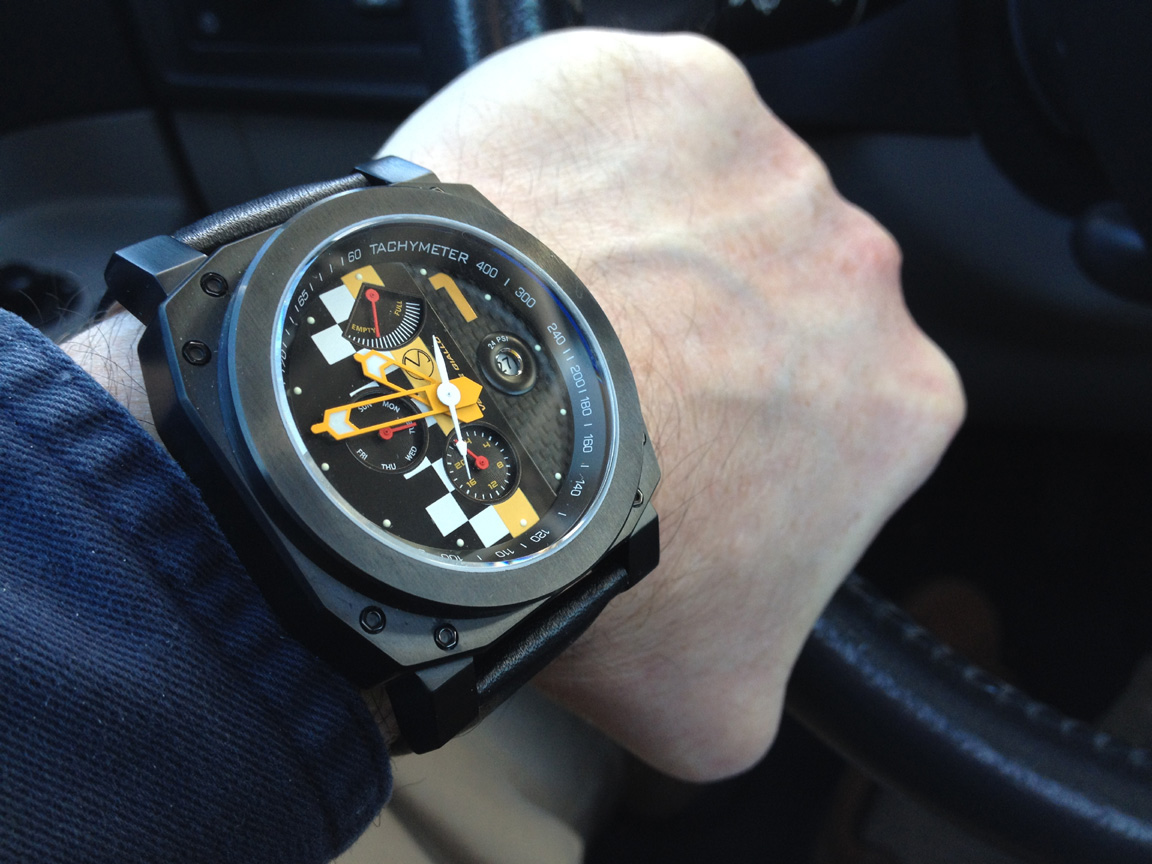 morpheus veloce automatic racing watch f1